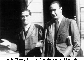 Blas de Otero y Antonio Elías